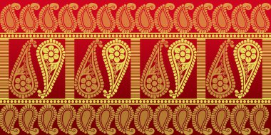 güzel grafik sari tasarımı ve bu sari tasarımı Hint stili ki bu tekstil moda endüstrisi için ve duvar kağıdı arkaplanı olarak kullanılabilir ve web sitesi bg bu stil Hindistan kökenlidir 