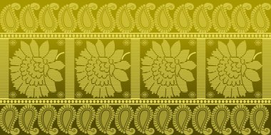 güzel grafik sari tasarımı ve bu sari tasarımı Hint stili ki bu tekstil moda endüstrisi için ve duvar kağıdı arkaplanı olarak kullanılabilir ve web sitesi bg bu stil Hindistan kökenlidir