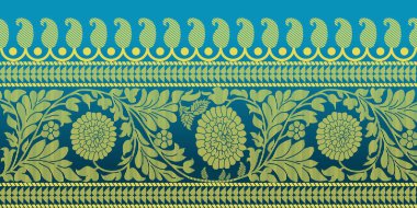 güzel grafik sari tasarımı ve bu sari tasarımı Hint stili ki bu tekstil moda endüstrisi için ve duvar kağıdı arkaplanı olarak kullanılabilir ve web sitesi bg bu stil Hindistan kökenlidir