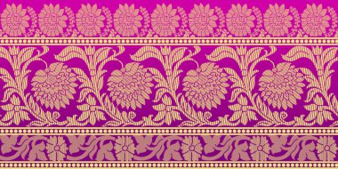 güzel grafik sari tasarımı ve bu sari tasarımı Hint stili ki bu tekstil moda endüstrisi için ve duvar kağıdı arkaplanı olarak kullanılabilir ve web sitesi bg bu stil Hindistan kökenlidir