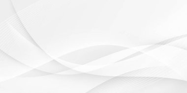 Beyaz arkaplan soyut dalga ışığı. modern tasarım kavramı