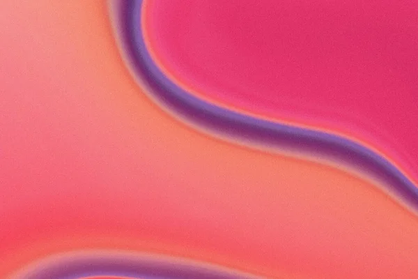 Sıvı şekilli, pembe, turuncu ve mor renkli canlı bir soyut tasarım, görsel olarak çekici ve modern bir estetik yaratıyor.