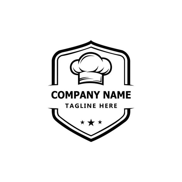 Şef şapka logosu tasarımı, aşçılık işi, restoran, ya da biraz zarafetle ağaçlandırılmış marka için mükemmel.