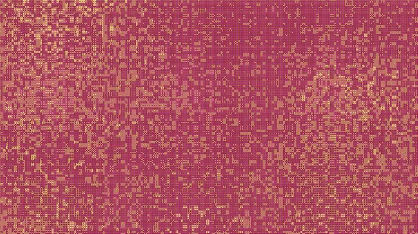 Mor ve altın tonlarında küçük noktaların soyut arkaplan dokusu yoğun ve pikselli bir desen oluşturuyor.