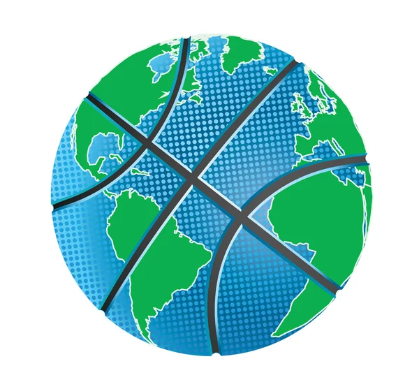 Le basket est mon monde — Image vectorielle