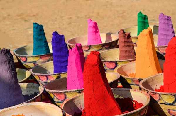 Farben Indiens, Rajasthans, Indiens — Stockfoto