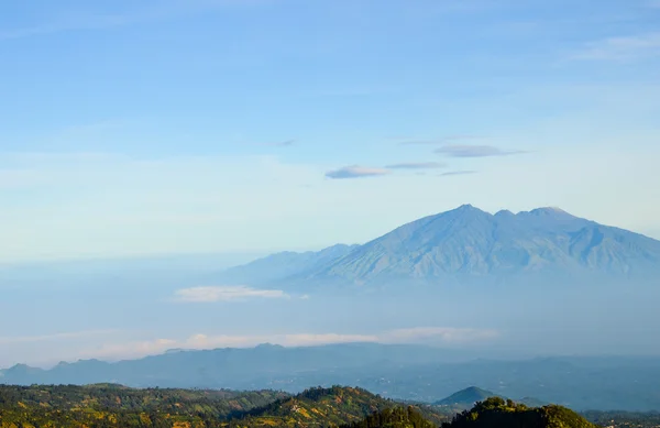 Vista sulle montagne, Giava, Indonesia — Foto Stock