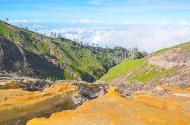 Mountain view, Java, Endonezya