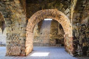Hacienda'nın Santa Maria Regla, Huasca de Ocampo Meksika. 17 Mayıs