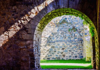 Hacienda'nın Santa Maria Regla, Huasca de Ocampo Meksika. 17 Mayıs