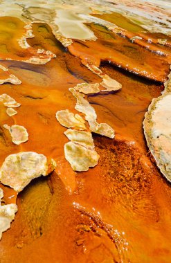 Thermal Mineral Spring Hierve el Agua, Oaxaca, Mexico. 9th May 2015