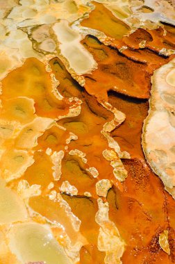 Thermal Mineral Spring Hierve el Agua, Oaxaca, Mexico. 9th May 2015