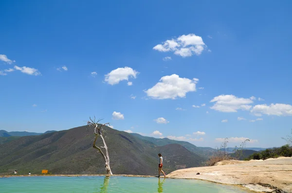 Hierve el Agua nello stato di Oaxaca, Messico. 19 maggio — Foto Stock