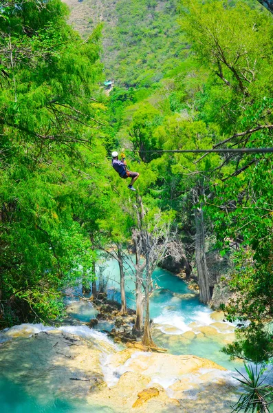 El Chiflon Natural park, Chiapas, Mexico, May 21 — Stock Photo, Image