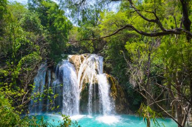 El Chiflon Tabiat Parkı, Chiapas, Meksika. 25 Mayıs