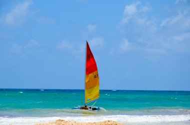Tulum Beach, Yucatan, Meksika