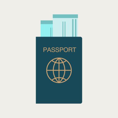 Açık renkli Passport simgesini