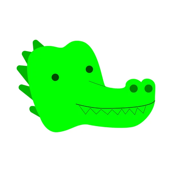 Ilustración de cocodrilo, Dibujos animados Alligator Clip Art — Foto de Stock