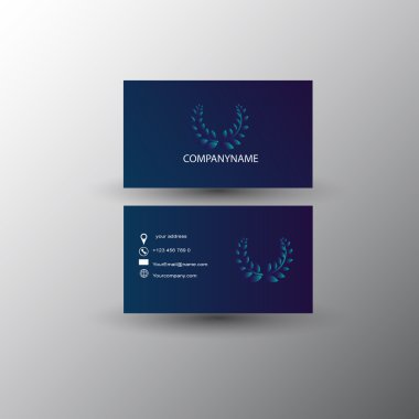 Kartvizit, vektör tasarımı