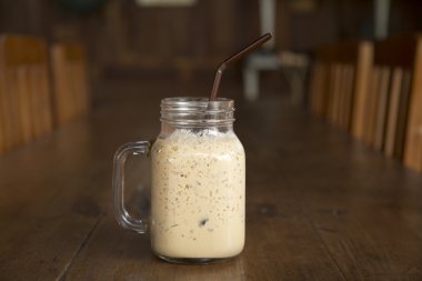 kahve, soğuk vintage buz