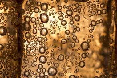 Meşrubat buz ile yakın çekim