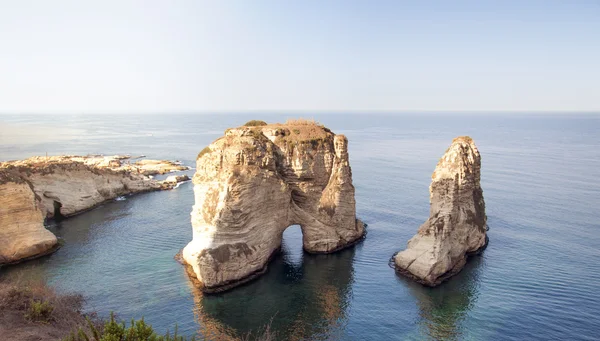 Beirut Sea Rock - Líbano Imagen De Stock