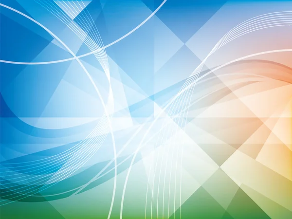 Geometrik şekillerle vektör arka plan.