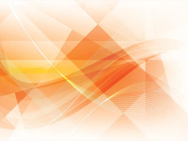 Vektör geometrik şekillerle turuncu arka plan.