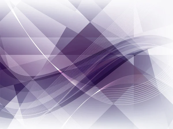 Vektör geometrik şekillerle mor arka plan.