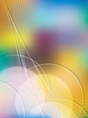 Arka plan ile vektör soyut şekiller.