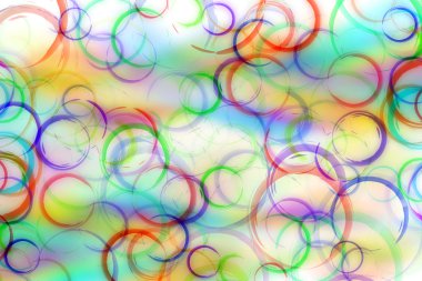 Daire renkli arka plan soyut