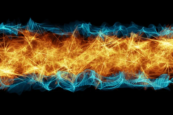 Yangın buz arka plan soyut enerji 