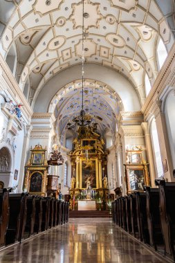 Kazimierz Dolny, Polonya 'daki Aziz John Kilisesi' nin Barok İçi