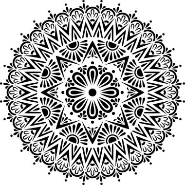 Mandala desen stencil karalamalar kroki iyi ruh hali