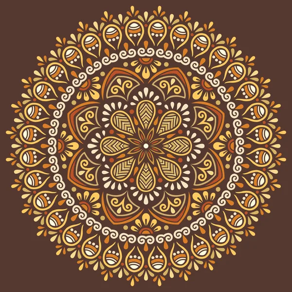 Mandala desen rengi Stencil karalamaları yaratıcı ve tebrik kartları, posterler, el ilanları, afişler ve kapaklar için iyi bir ruh hali çizer