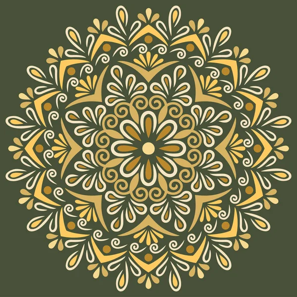 Mandala desen rengi Stencil karalamaları yaratıcı ve tebrik kartları, posterler, el ilanları, afişler ve kapaklar için iyi bir ruh hali çizer