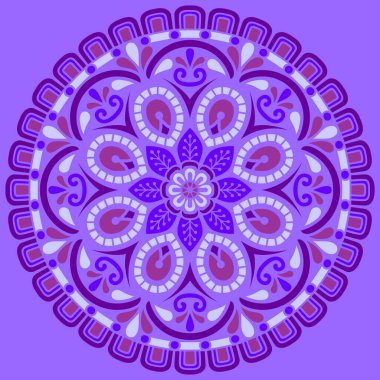 Mandala desen rengi Stencil karalamaları yaratıcı ve tebrik kartları, posterler, el ilanları, afişler ve kapaklar için iyi bir ruh hali çizer