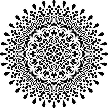 Mandala desen stencil karalamalar kroki iyi ruh hali