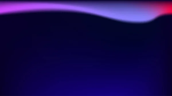Koyu mavi arkaplanda pembe ve mor ışığın soyut gradyan dalgası