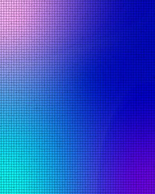 Mor, mavi ve mavi renkli canlı ekose desen, gradyan arkaplan dokusu