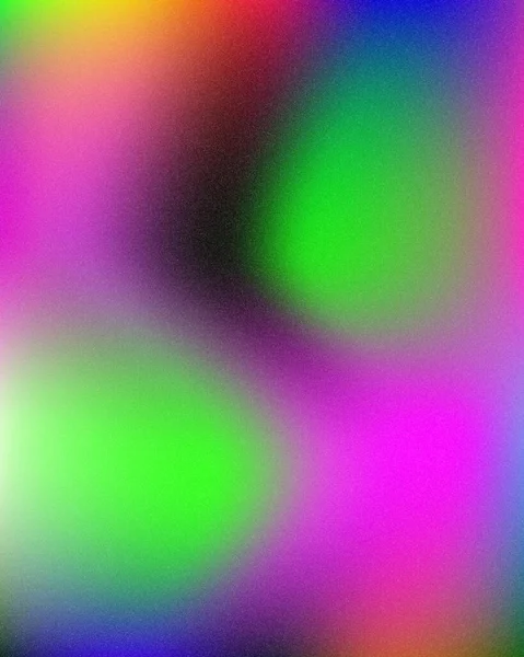 Neon Yeşil ve Mor Renkli Canlı Soyut Arkaplan