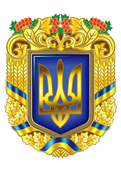 Símbolo de estado ucraniano — Vetor de Stock