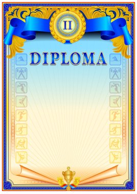 boş diploma şablonu