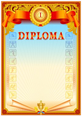 boş diploma şablonu