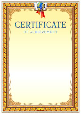 boş sertifika şablonu