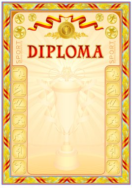 boş diploma şablonu