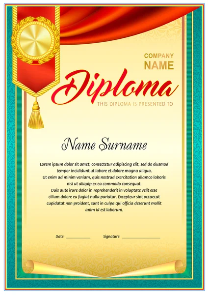 boş diploma şablonu
