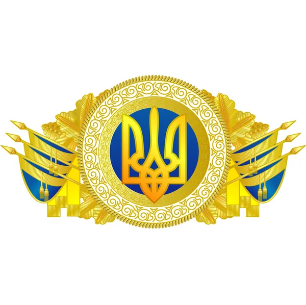 乌克兰国家象征 — 图库矢量图片