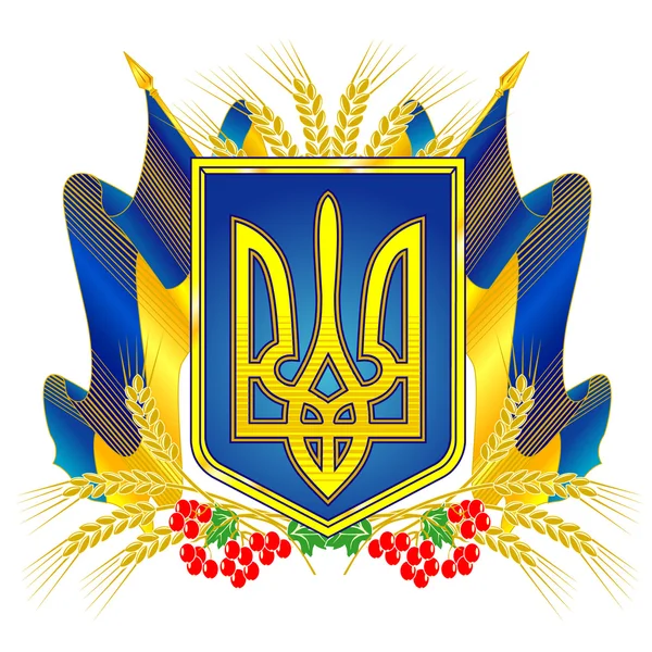 Ukrainisches Staatssymbol — Stockvektor