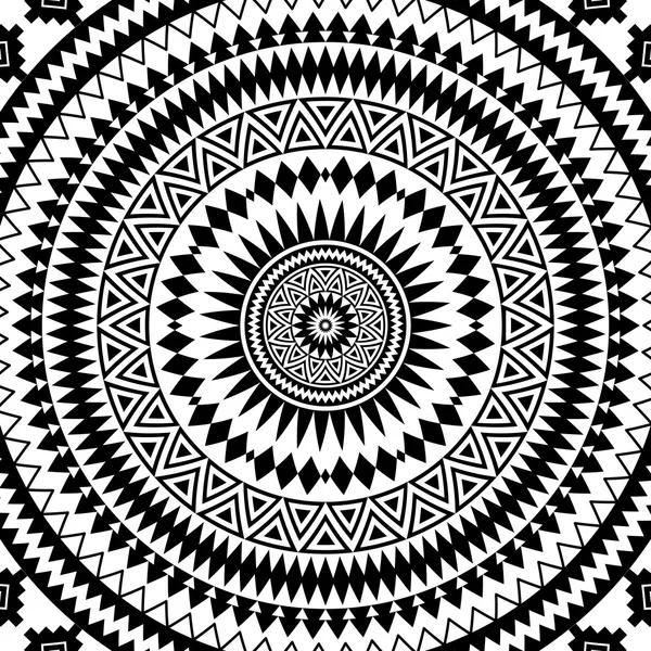 Mandala. Abstrakt cirkel vektor geometrisk ornament. — Stock vektor